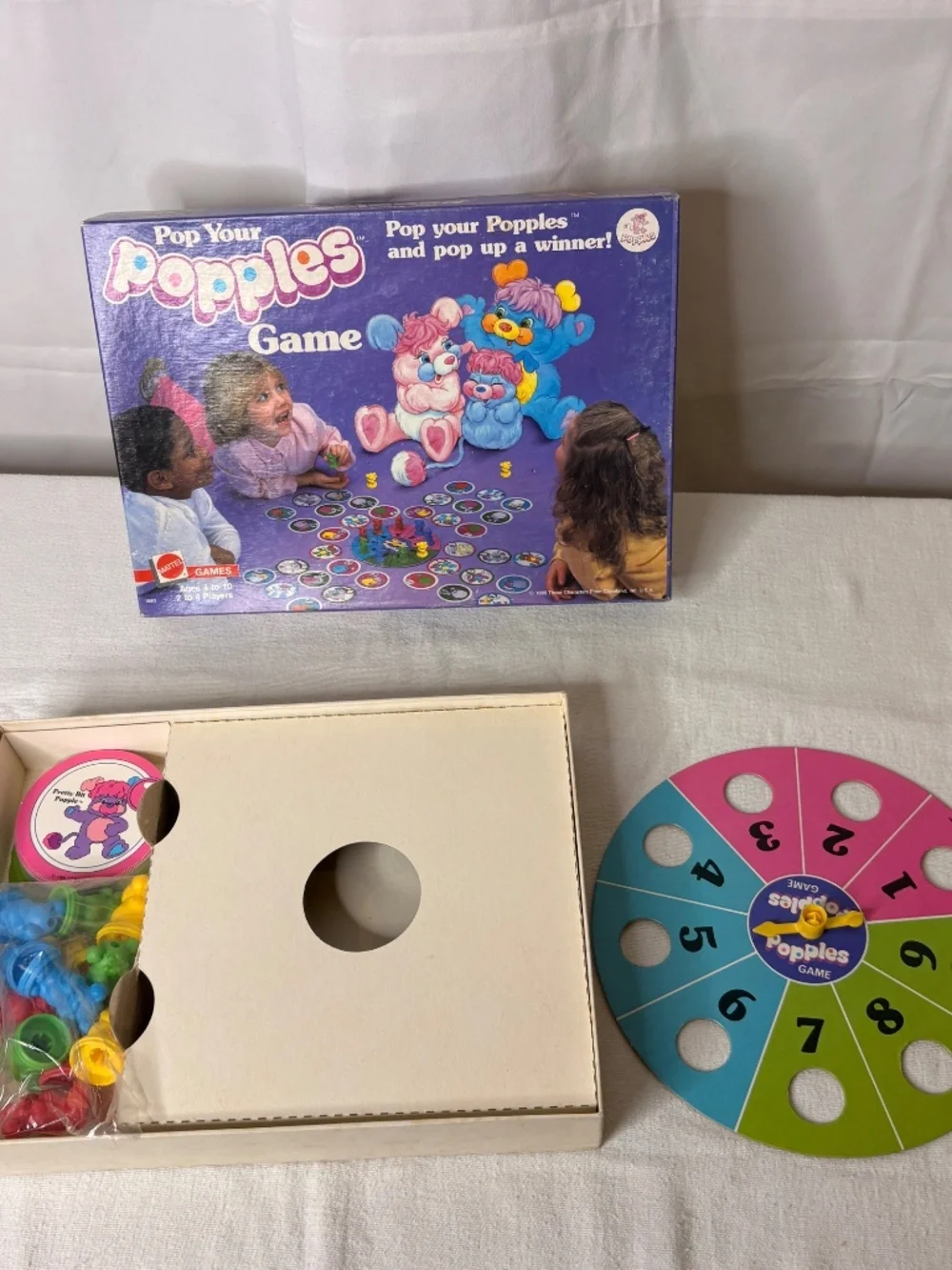 Vintage Popples Pop Your Popples Mattel Game 1986 #1583 Game Complete